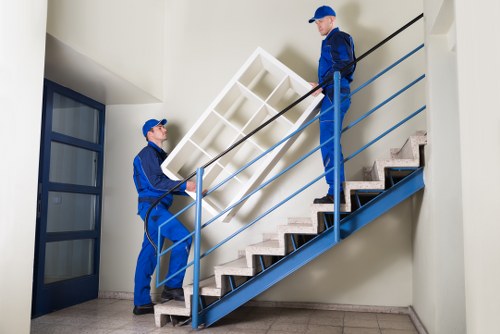 Office movers handling commercial relocation equipment in Bow