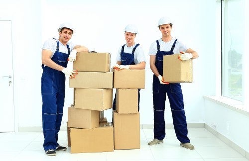 Bow Removals team preparing a careful moving service