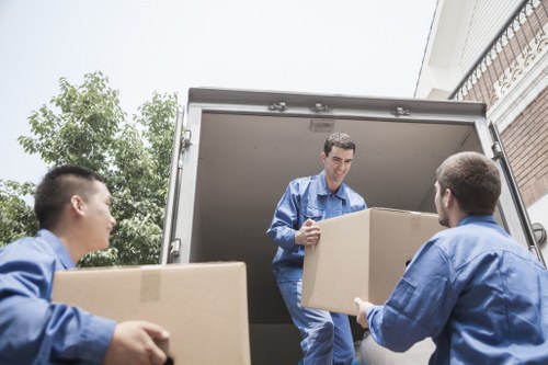 Man and van moving household items in East London