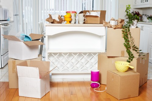 Removal van service ready for a move in Bow street