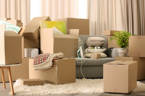 A local office removals team working in Bow