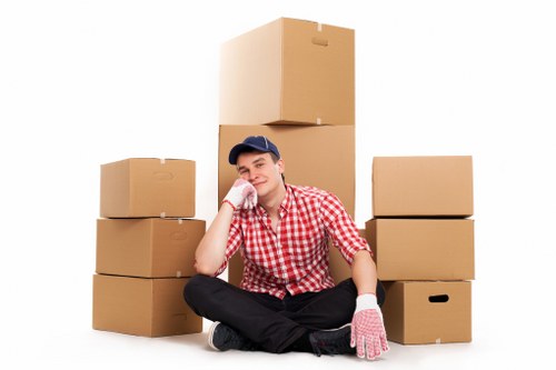 Residential furniture removal from a Bow flat